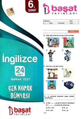 Başat Yayınları 6. Sınıf İngilizce Yaprak Test - 1