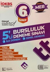 6. Sınıf İOKBS 5`li Bursluluk Deneme Sınavı - Talentteam Yayıncılık