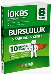 Gizli Yayınları 6. Sınıf İOKBS Bursluluk 10 Deneme Sınavı - Gizli Yayınları