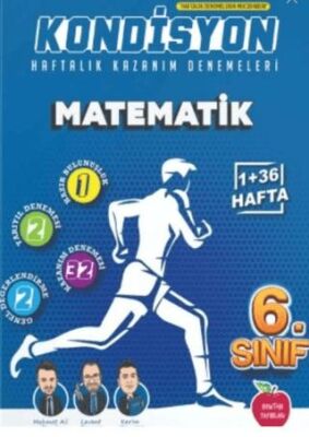 6. Sınıf Kondisyon Matematik Haftalık Kazanım Denemeleri 33 Hafta - 1