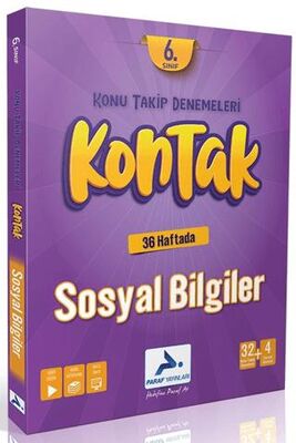 Paraf Yayınları 6. Sınıf Kontak Sosyal Bilgiler Denemeleri - 1