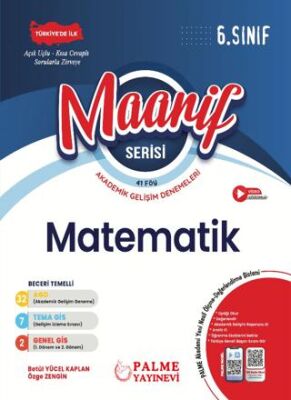 6. Sınıf Maarif Serisi Matematik Haftalık Deneme 41 Föy - 1