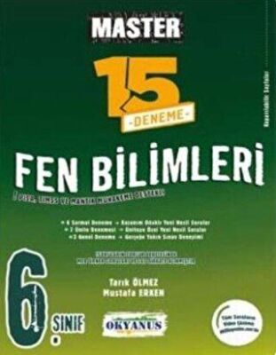 Okyanus Yayınları 6. Sınıf Master Fen Bilimleri 15 Deneme - 1