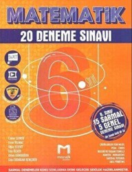 Mozaik Yayınları 6. Sınıf Matematik 20 Deneme - Mozaik Yayınları