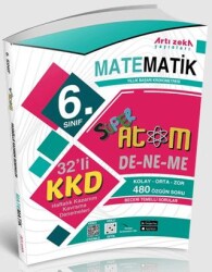 6. Sınıf Matematik 32`li Haftalık Kazanım Kavrama Denemeleri - Artı Zeka Yayınları