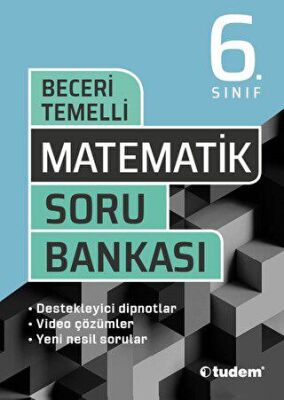 Tudem Yayınları - Bayilik 6. Sınıf Matematik Beceri Temelli Soru Bankası - 1
