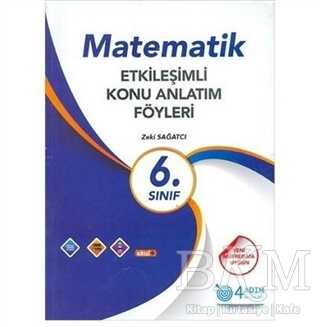 4 Adım Yayınları 6. Sınıf Matematik Etkileşimli Konu Anlatım Föyleri - 4 Adım Yayınları