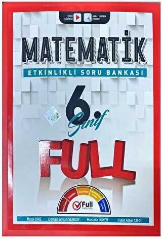 Full Matematik Yayınları 6. Sınıf Matematik Etkinlikli Soru Bankası