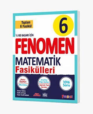 Fenomen Yayınları 6. Sınıf Matematik Fasikül Seti - 1