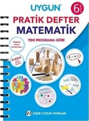 6. Sınıf Matematik Pratik Defter - Sadık Uygun Yayınları