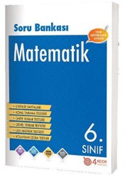 4 Adım Yayınları 6. Sınıf Matematik Soru Bankası - 4 Adım Yayınları