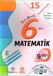 Bilimyolu Yayıncılık 6. Sınıf Matematik Tam Benlik 15 Deneme Sınavı - Bilimyolu Yayıncılık