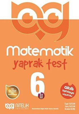 Nitelik Yayınları - Bayilik 6. Sınıf Matematik Yaprak Test - 1