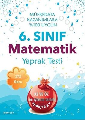 Nartest Yayınevi 6. Sınıf Matematik Yaprak Testi - 1