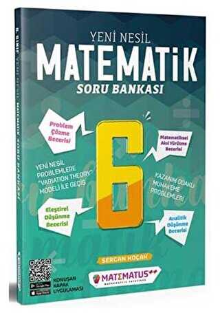 Matematus Yayınları 6. Sınıf Matematik Yeni Nesil Soru Bankası