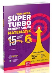 Model Eğitim Yayıncılık 6. Sınıf Matematik Yeni Nesil Süper Turbo Deneme Sınavı - Model Eğitim Yayıncılık