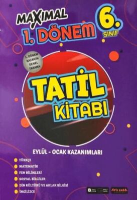 6. Sınıf Maximal 1. Dönem Tatil Kitabı - 1