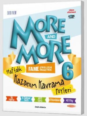 Kurmay Yayınları 6. Sınıf More and More English Haftalık Kazanım Kavrama Föyleri 40 Föy - 1