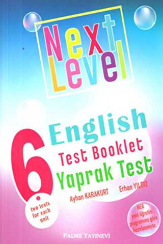 Palme Yayıncılık Palme 6. Sınıf Next Level English Test Booklet Yaprak Test