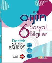 Gama Yayınları 6. Sınıf Orjin Sosyal Bilgiler Tekrar Testleri - Gama Yayınları