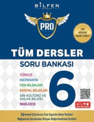6. Sınıf Pro Tüm Dersler Soru Bankası - Bilfen Yayıncılık