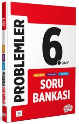Editör Yayınevi 6. Sınıf Problemler Soru Bankası - 1