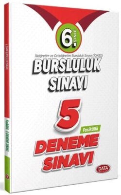 Data Yayınları 6. Sınıf Bursluluk Sınavı Fasikül 5 Deneme Sınavı - 1