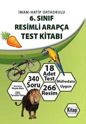 6. Sınıf Resimli Arapça Test Kitabı - 1