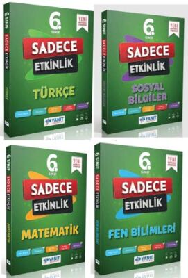 6. Sınıf Sadece Etkinlik 4 Kitap - 1