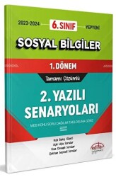 Editör Yayınevi 6. Sınıf Sosyal Bilgiler 1. Dönem Ortak Sınavı 2. Yazılı Senaryoları Tamamı Çözümlü - Editör Yayınevi