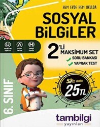 6. Sınıf Sosyal Bilgiler 2`li Doping Set - Tambilgi Yayınları