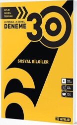 Hız Yayınları 6. Sınıf Sosyal Bilgiler 30 Deneme - Hız Yayınları