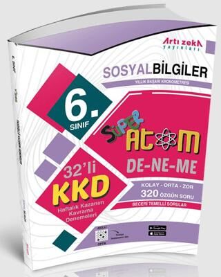 6. Sınıf Sosyal Bilgiler 32`li Haftalık Kazanım Kavrama Denemeleri - 1