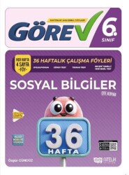 6. Sınıf Sosyal Bilgiler 36 Haftalık Çalışma Föyleri - Nitelik Yayınları