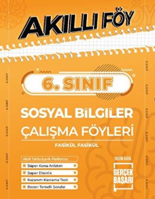 Gerçek Başarı Yayınları 6. Sınıf Sosyal Bilgiler Akıllı Föy - 1