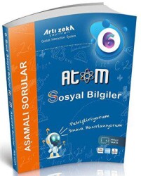 6. Sınıf Sosyal Bilgiler Atom Aşamalı Sorular - Artı Zeka Yayınları
