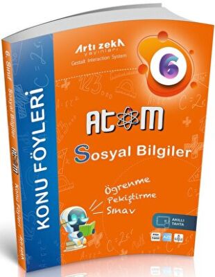 Artı Zeka Yayınları 6. Sınıf Atom Sosyal Bilgiler Konu Föyleri - 1