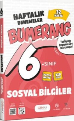 6. Sınıf Sosyal Bilgiler Bumerang 32 Haftalık Denemeler - 1