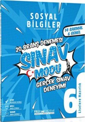 Pruva Akademi 6. Sınıf Sosyal Bilgiler Deneme - Pruva Akademi