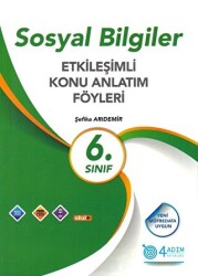 6. Sınıf Sosyal Bilgiler Etkileşimli Konu Anlatım Föyleri - 4 Adım Yayınları