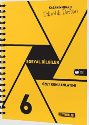 6. Sınıf Sosyal Bilgiler Etkinlik Defteri kapağı