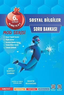 Nartest Yayınevi 6. Sınıf Sosyal Bilgiler Mod Serisi Soru Bankası - 1