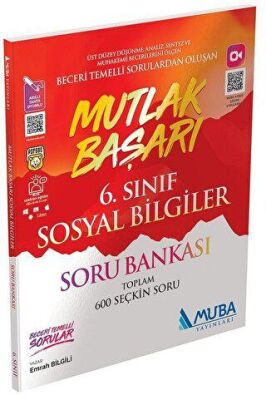 Muba Yayınları 6. Sınıf Sosyal Bilgiler Mutlak Başarı Soru Bankası kapağı