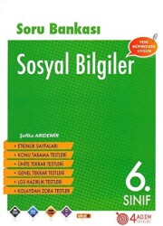 6. Sınıf Sosyal Bilgiler Soru Bankası - 4 Adım Yayınları