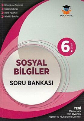 Zeka Küpü Yayınları 6. Sınıf Sosyal Bilgiler Soru Bankası kapağı