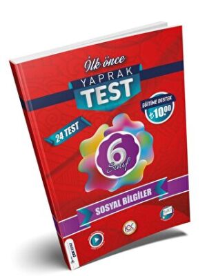 İlk Önce Yayıncılık 6. Sınıf Sosyal Bilgiler Yaprak Test - 1