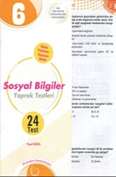 6. Sınıf Sosyal Bilgiler Yaprak Testleri - Palme Yayınları