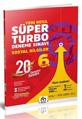 Model Eğitim Yayıncılık 6. Sınıf Sosyal Bilgiler Yeni Nesil Süper Turbo Deneme Sınavı - 1