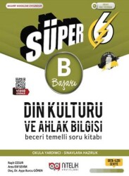 6. Sınıf Süper Din Kültürü ve Ahlak Bilgisi Beceri Temelli Soru Kitabı - Nitelik Yayınları
