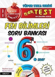 Nartest Yayınevi 6. Sınıf Süper Zeka Fen Bilimleri Soru Bankası - Nartest Yayınevi